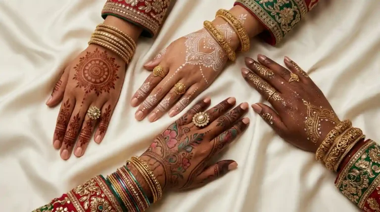 Colored Mehndi Designs