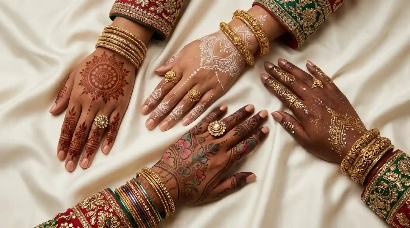 Colored Mehndi Designs