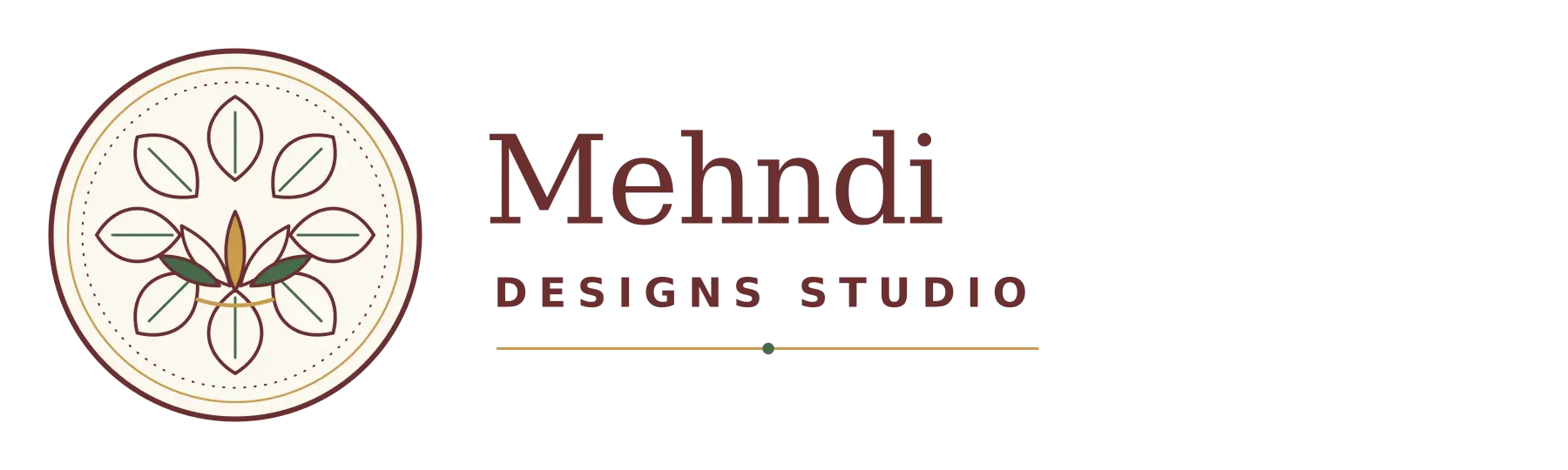 mehndi designs studio logo
